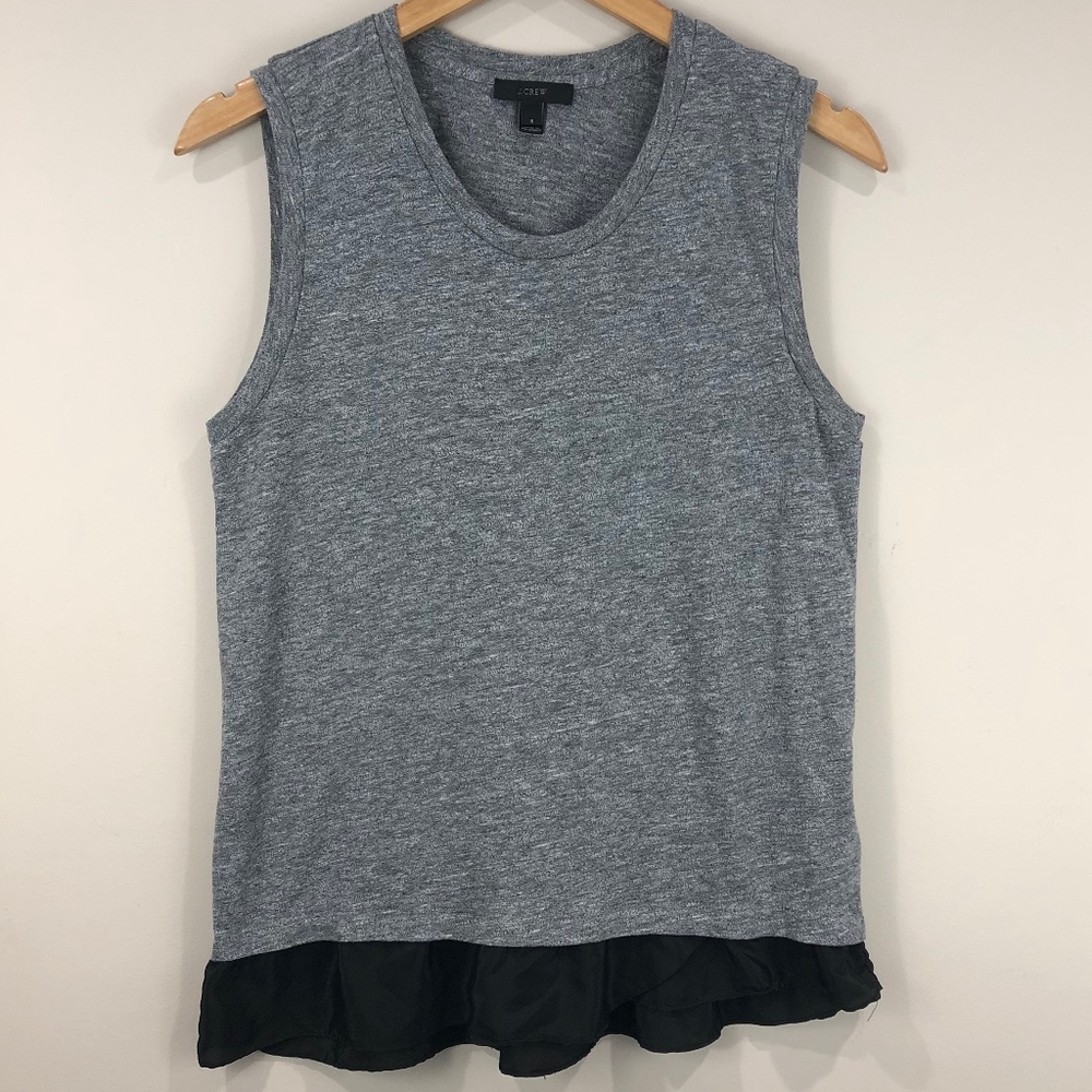 J. Crew Ruffle Hem Tank Top - Picture 2 of 4